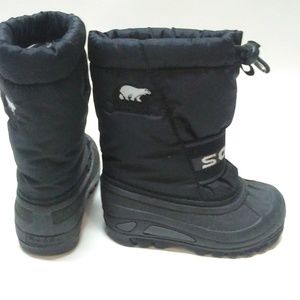 Sorel Kids Black Boots Size 8